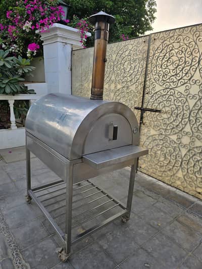 Wood fire pizza oven