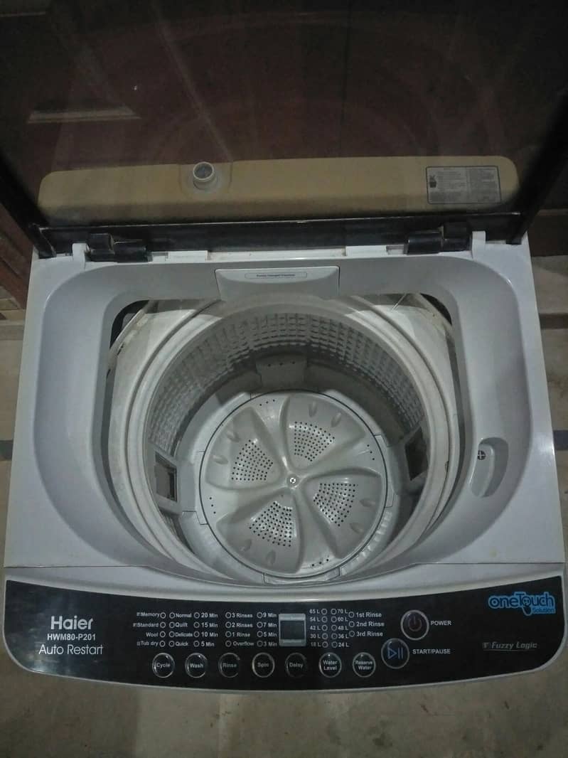 Haier Fully Automatic Washing Machine 1