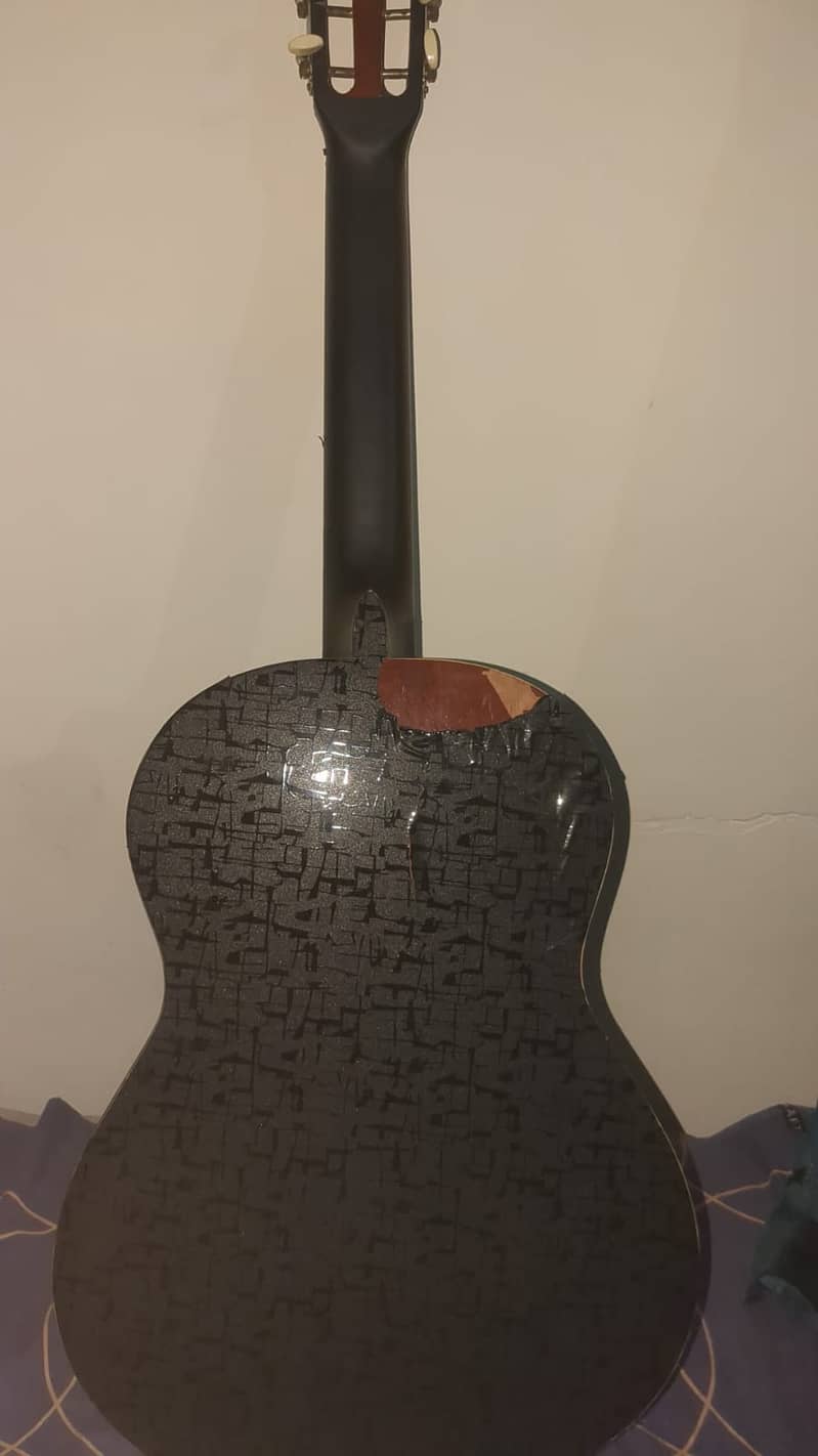Classical guitar without strings 2