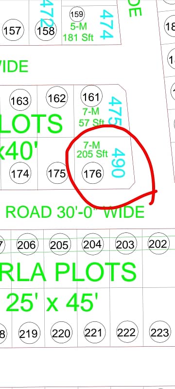 8 Marla corner plot for sale