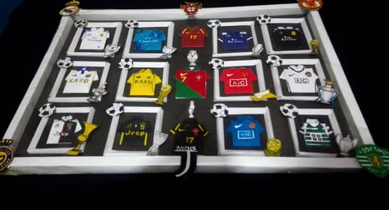 Handmade Football Jersey Display Frame