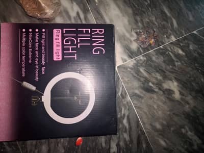 Ring light with stand