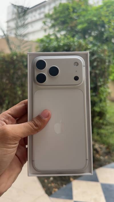 iPhone 17 Pro Max 256 gb offical pta approved full box