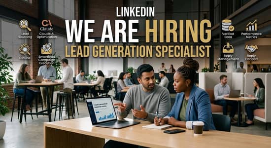 We are hiring lead generation specialists