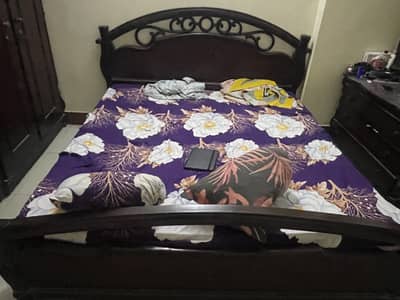 Wooden bed