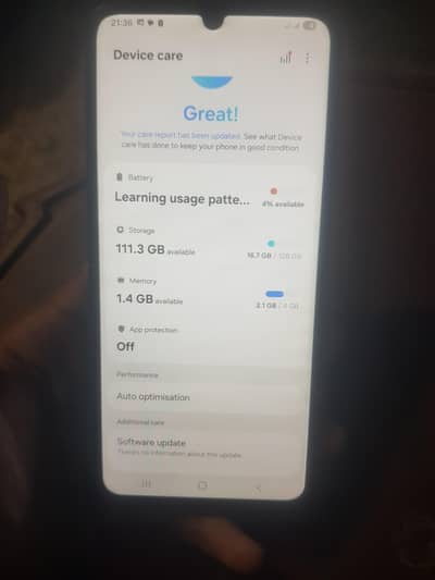 Samsung Mobile A06 4gb storage 128gb memory exchange posibal