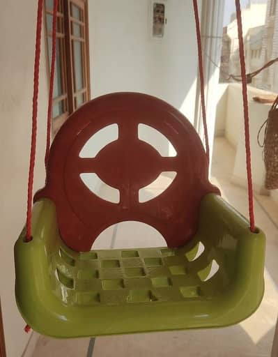 2-in-1 Convertible Baby / Kids Swing jhoola (Removable Backrest)