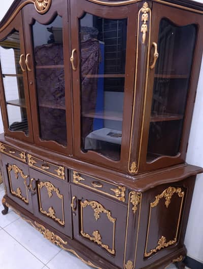 Pure Shesham wood show case