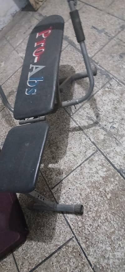 used abs exercise machine. very handy