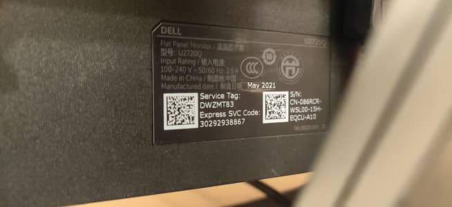 Dellmonitor ultraSharp U2720Q 27" 4K IPS Monitor (Type-C 90W Hub)