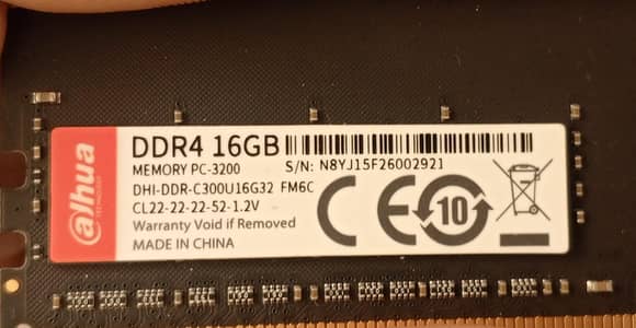 Dahua 16GB DDR4 3200MHz Desktop RAM - 16GB UDIMM - Like New