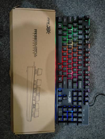 PPK mechanical keyboard with RGB lights