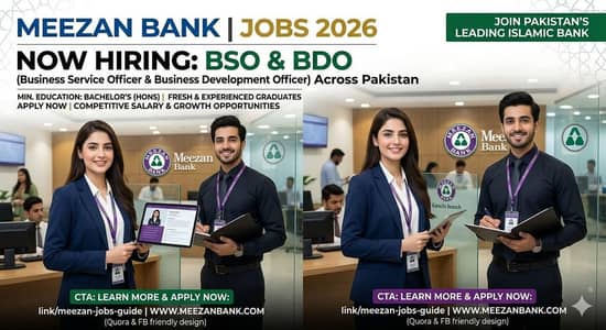 Meezan bank m hm female staaf k need he lahore pindi branch m