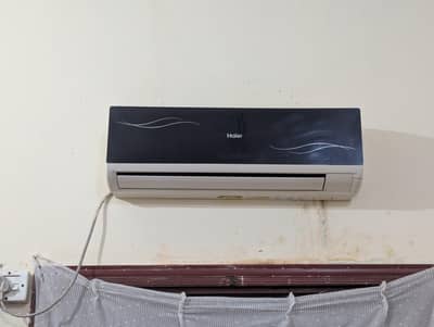 Haier 1ton split ac all ok