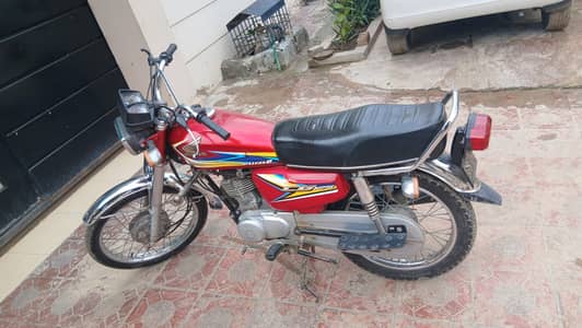 Honda CG 125 2019 Model (Red) – Urgent Sale | On-Spot Biometric Clear