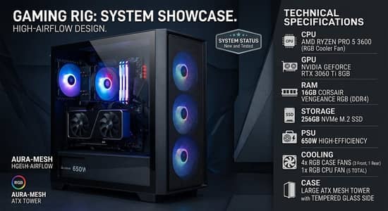 Gaming PC (Custom Build) for sale