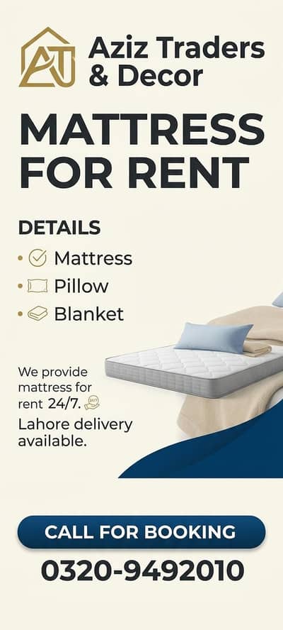 Mattress For Rent Available