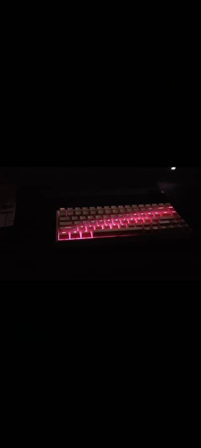 White mechanical keyboard