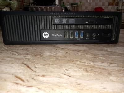 Mini PC HP EliteDesk 800 G1 i5 4th Gen + SSD/HDD + ViewSonic LCD