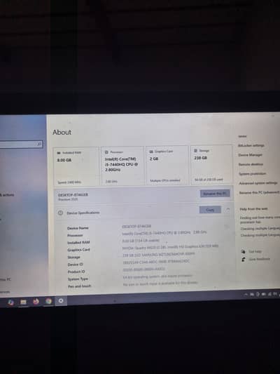 Dell Core i5 7th gen