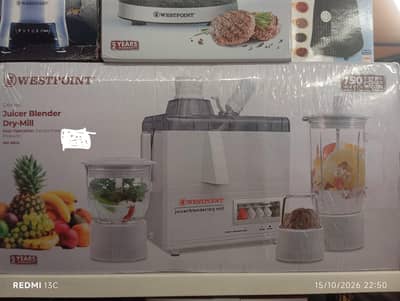 WEST POINT JUICER BLENDER DRY-MILL WF-8814