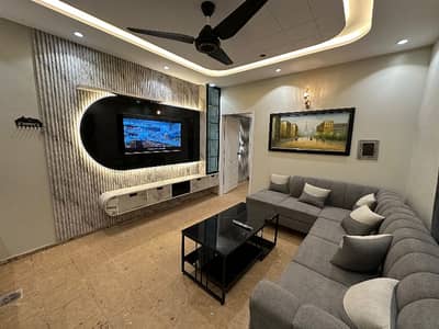 Brand New Fully Farnished Luxury Flat For Sale Johar Town H3 block Close To Cana l Road And Emporium Mall