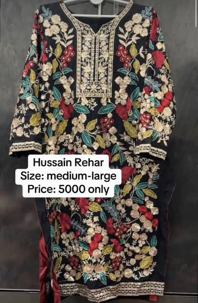 Hussain Rehar 3 pc formal