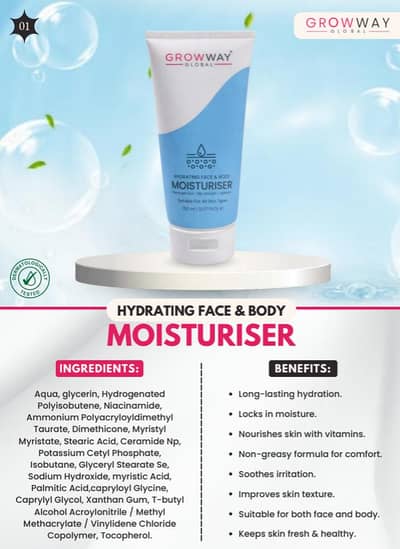 Hydrating face & body Moisturizer