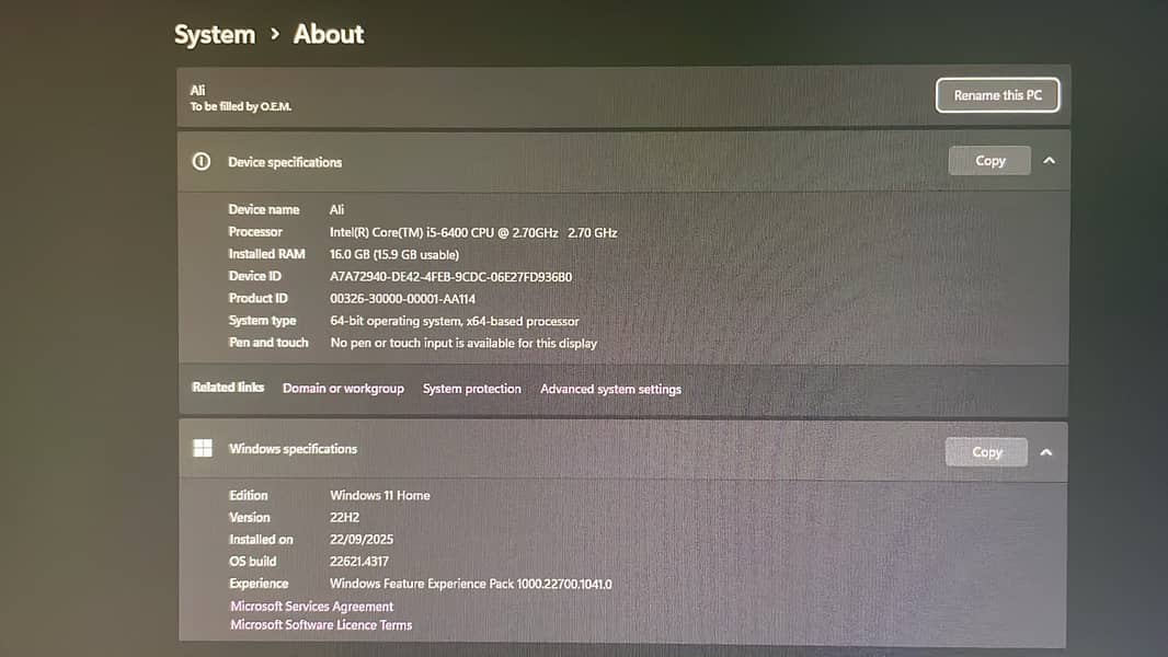 pc for sell 1