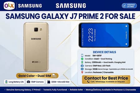 `Samsung J7 Prime2 - 32GB - Gold - Good Conditio