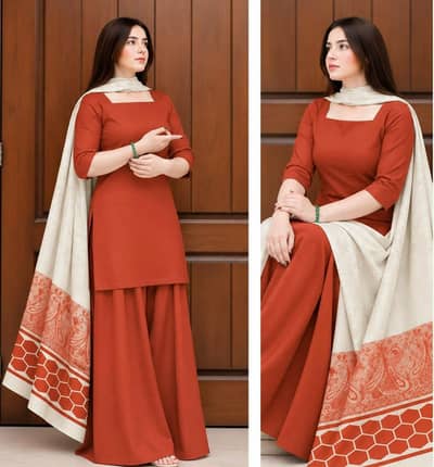 Dhanak with Beautiful velvet wool shawl