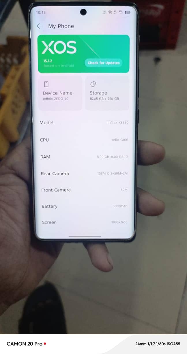 Infinix Zero 40 4