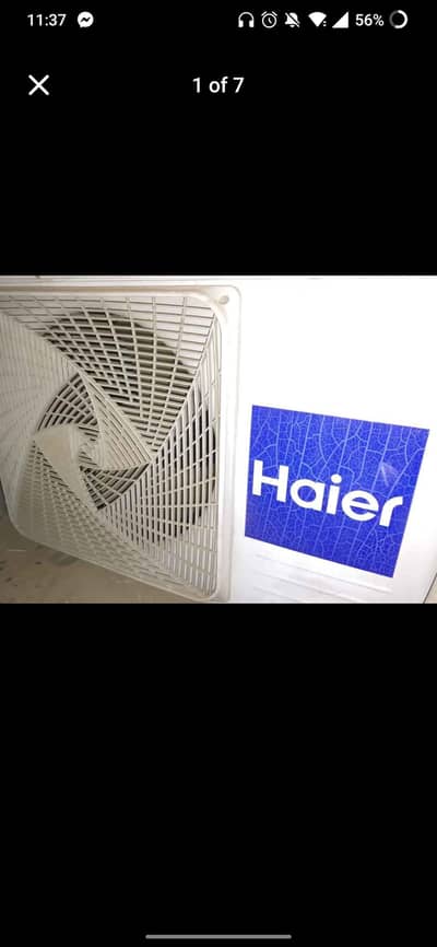 haier 1 ton (sada non inverter) (gas apko dlwani hogi) urgent sale