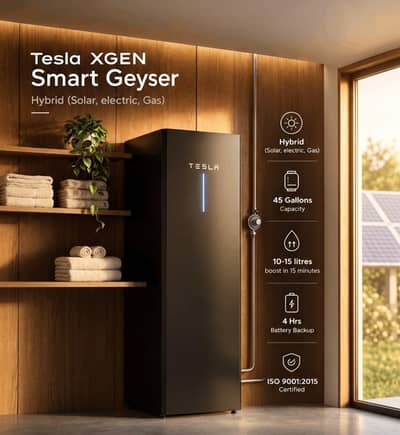 Tesla Smart Geyser 45 Gallons Hybrid - 60% Gas saving