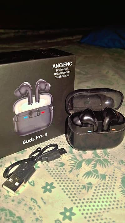 Buds Pro 3 ANC Wireless Earbuds AirPods Bluetooth Handsfree