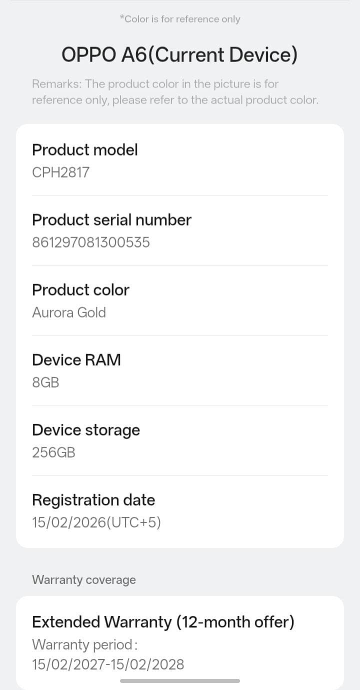 OPPO A6 1