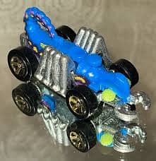 ORIGINAL HOT WHELLS MUTANT MACHINES BLUE CREATURE - MADE IN MALAYISA