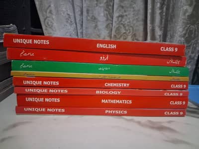 UNIQUE NOTES CALL 9TH SET BIO GROUP.