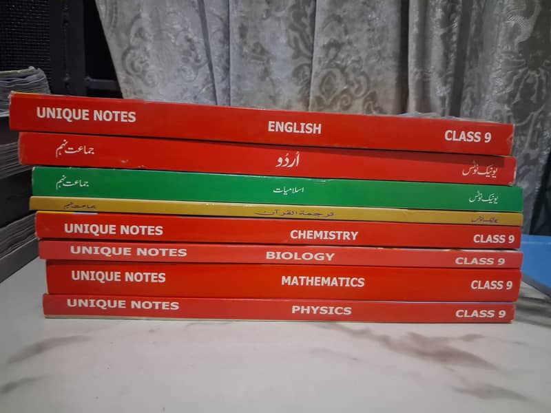 UNIQUE NOTES CALL 9TH SET BIO GROUP. 0