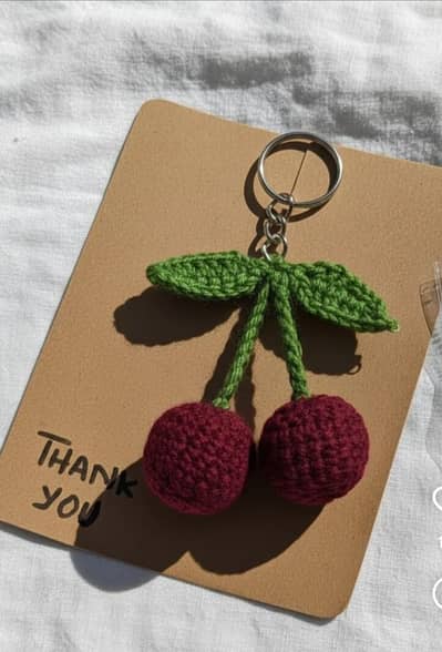 Crochet keychains