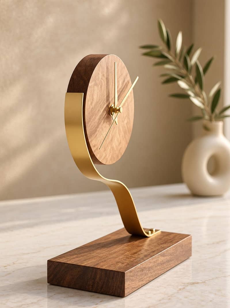 PREMIUM HANDMADE TABLE CLOCK 3