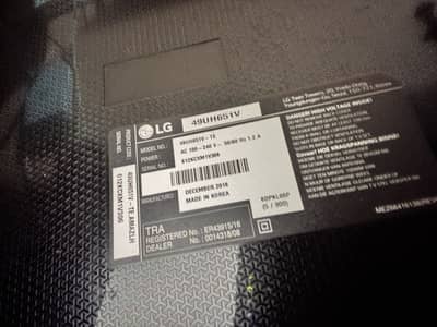LG 49-inch 4K UHD Smart TV (