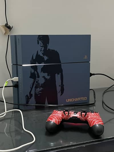 Ps4 Fat Jailbreak With 2 Controllers Limited Edition Uncharted edition