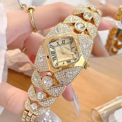 Women Luxury Diamond Bracelet Watch waterproof