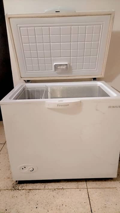waves deep freezer model noWDF- 310 beige new advance PCM
