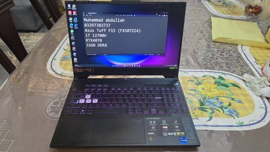 ASUS TUF GAMING F15 FX507ZI4  RTX 4070 32GB ram