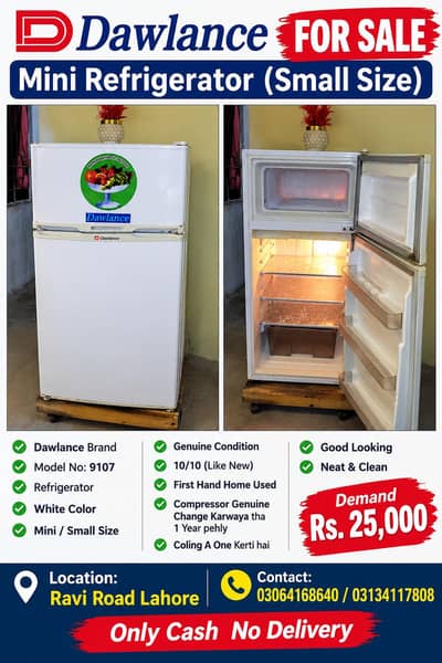 Dawalnce mini Fridge refrigerator New Geneine condition ok