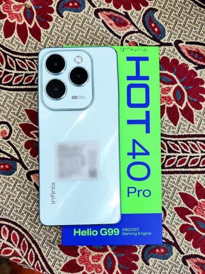 Infinix hot 40 pro 8+16/256 Official Pta