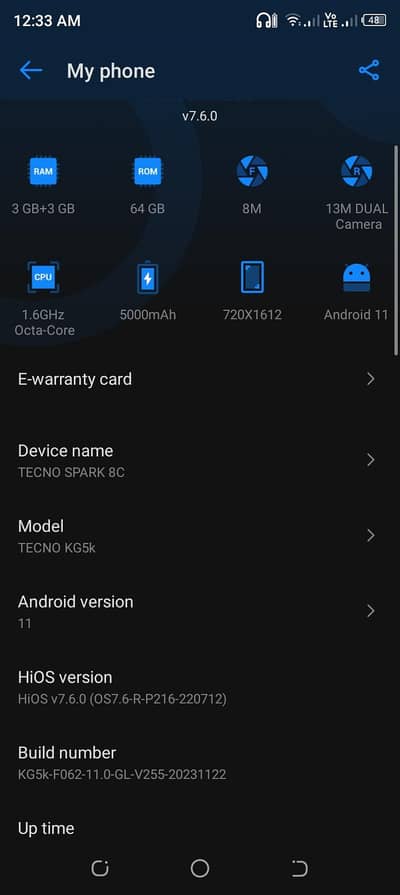 Tecno Spark 8C