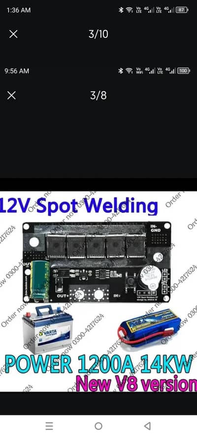 12V kit Spot Welder DIY Portable hand tool equipment Welding